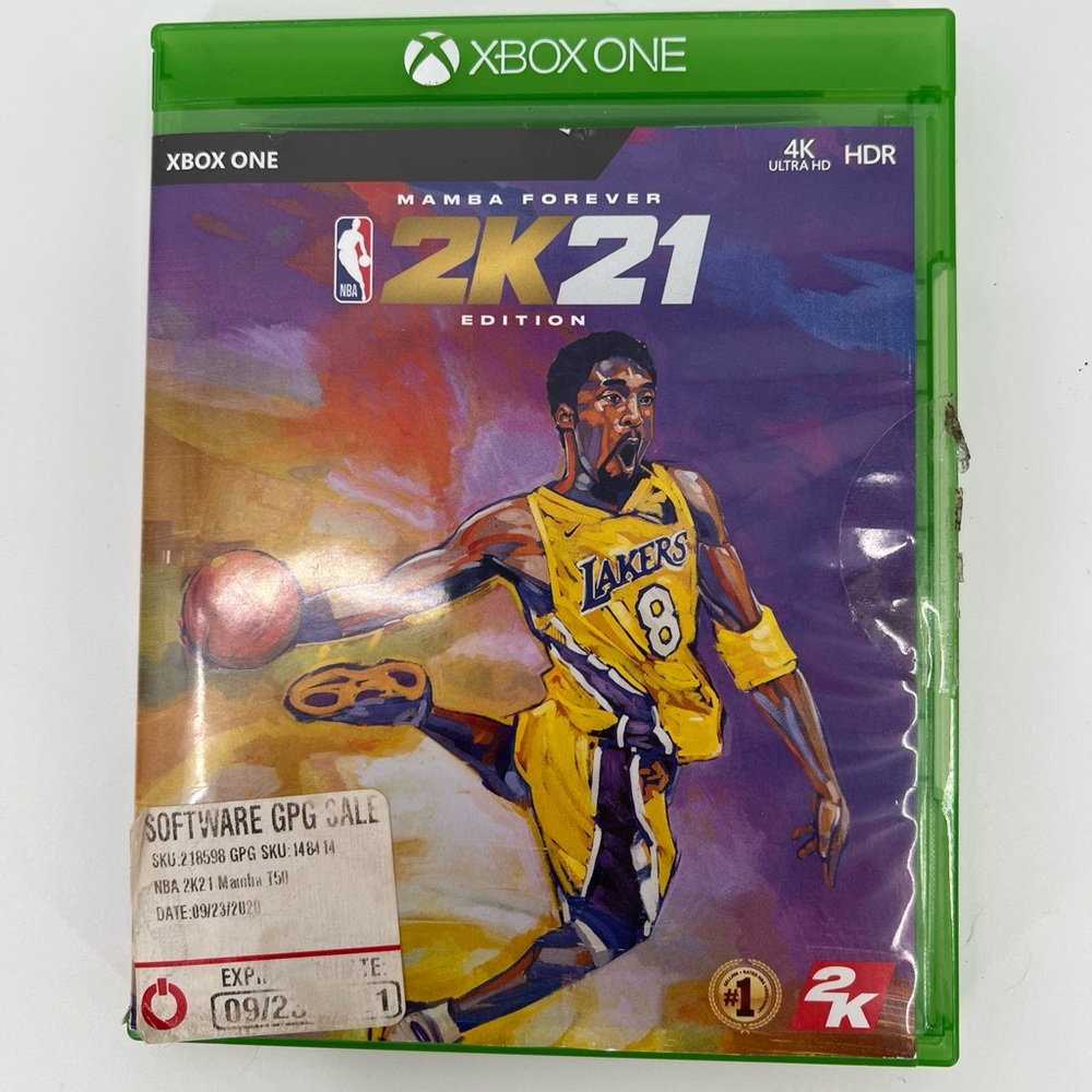 NBA 2K21 Mamba Forever Edition Xbox One Complete CIB w/ Slip Cover